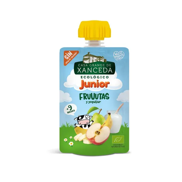 Bebible junior frutas y yogur eco XANCEDA 90 g