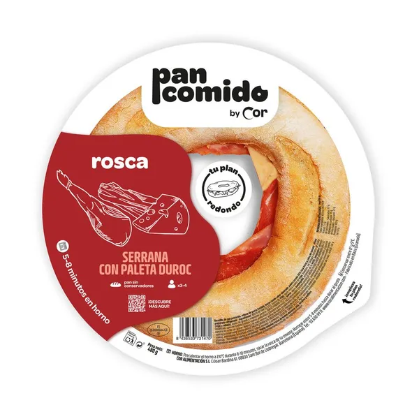 Rosca serrana PAN COMIDO B4 COR 480 g