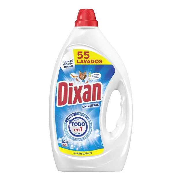 Detergente líquido DIXAN 55 lavados