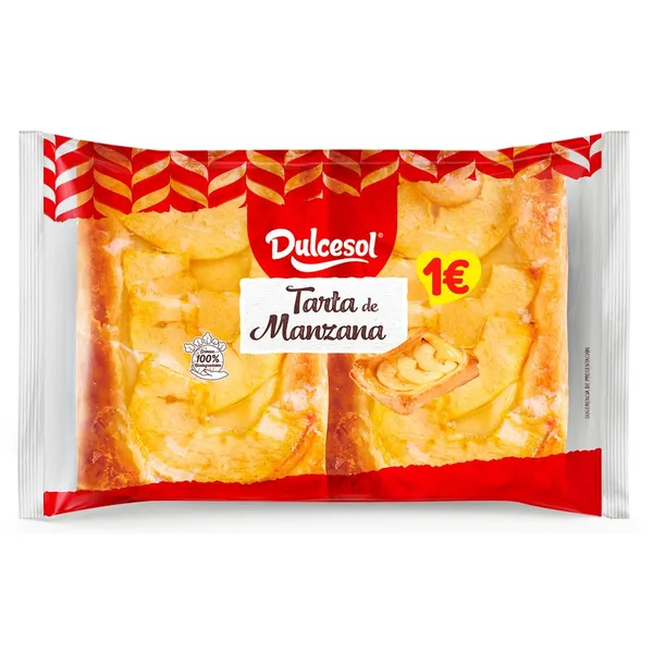 Tarta de manzana DULESOL 135 g