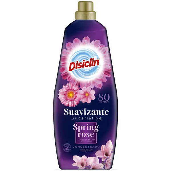 Suavizante concentrado DISICLIN Spring Rose 80 lavados 1,4 l