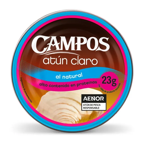 Atún claro al natural CAMPOS 112 g pne.