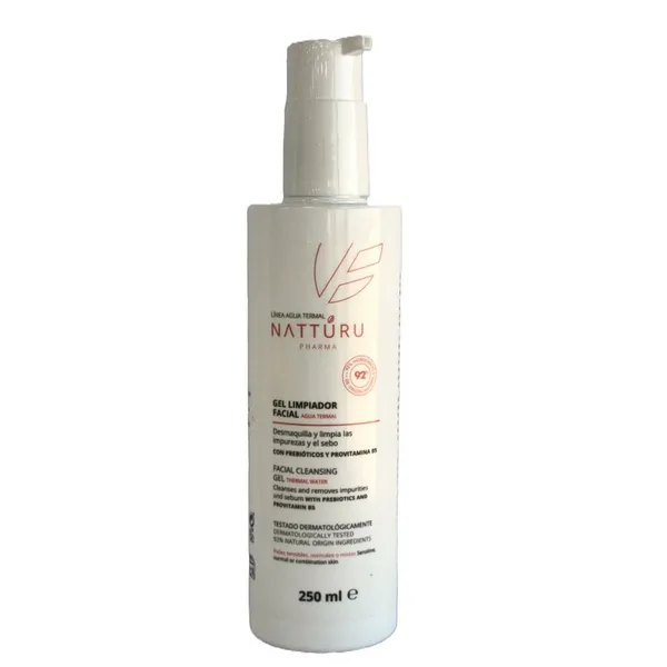 Gel limpiador facial NATTURU Agua Termal 250 ml
