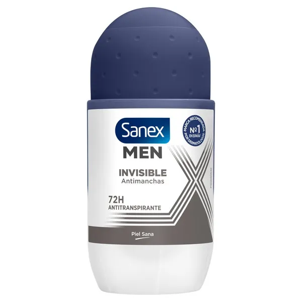 Desodorante SANEX invisible men roll-on 50 ml
