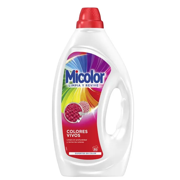 Detergente líquido MICOLOR Colores Vivos 30 lavados