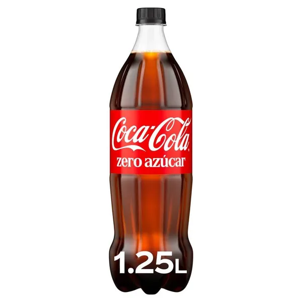 Refresco COCA-COLA Zero botella 1,25 l