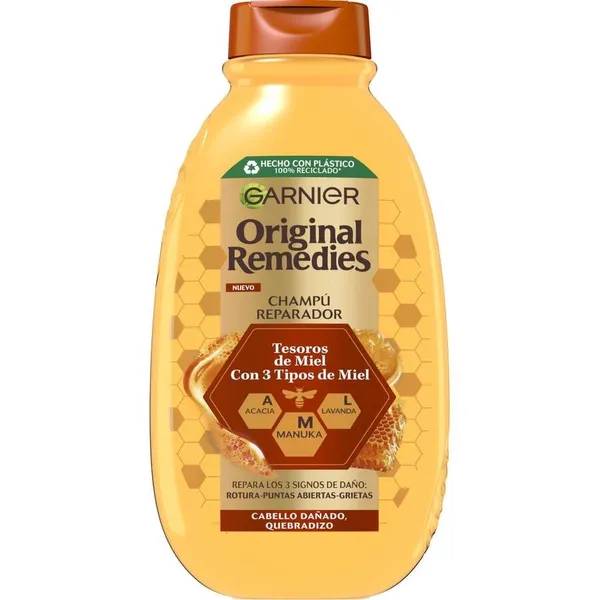 Champú O.REMEDIES reparador miel 400 ml