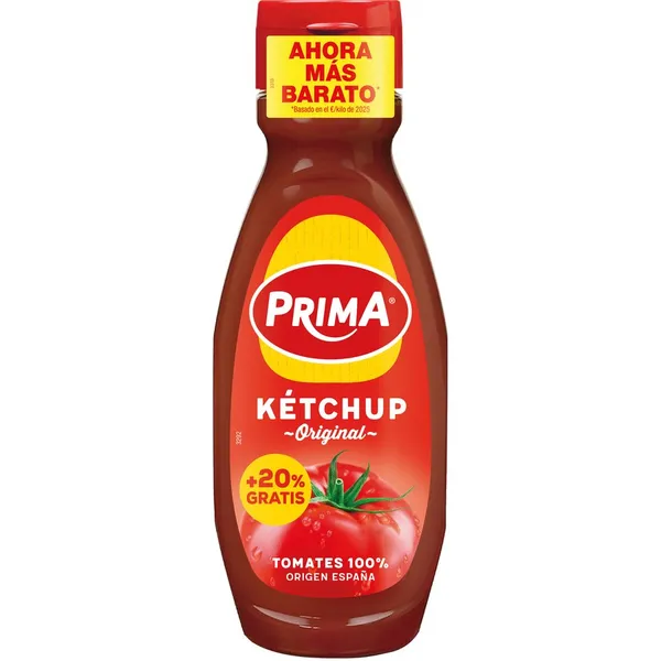 Ketchup PRIMA original 445 g + 95 g gratis
