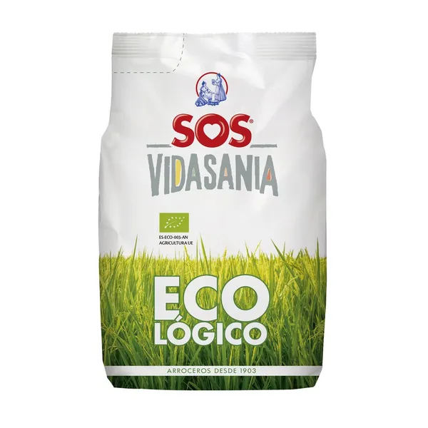 Arroz SOS redondo ecológico paquete 1 kg