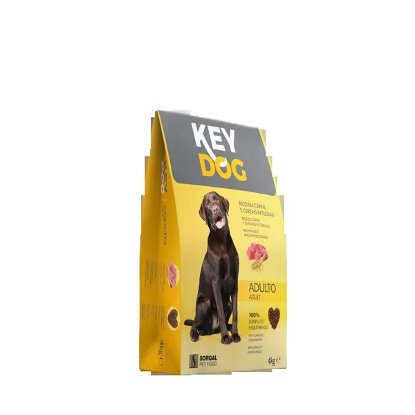 Alimento perro KEYDOG carne-cereales integrales 4 kg