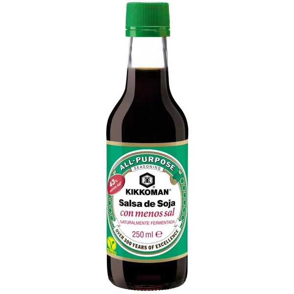 Salsa soja KIKKOMAN con menos sal 250 ml