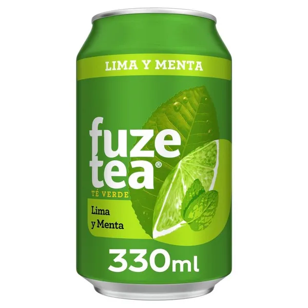 Refresco té FUZE TEA lima-menta lata 33 cl