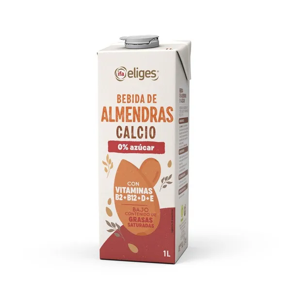 Bebida de almendras IFA ELIGES 0% azúcar brik 1 l