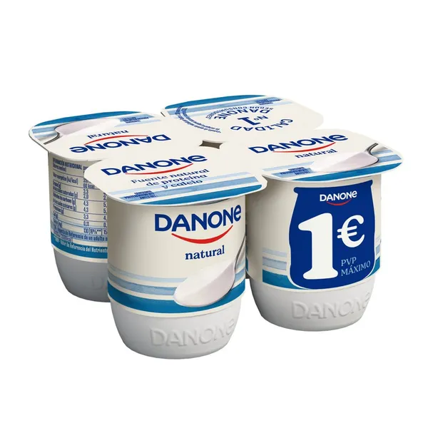 Yogur DANONE natural pack 4 x 120 g