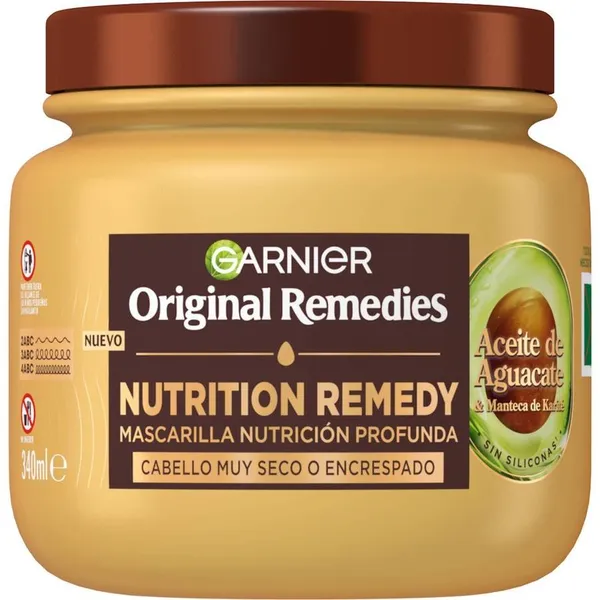 Mascarilla GARNIER ORIGINAL REMEDIES aguacate 340 ml