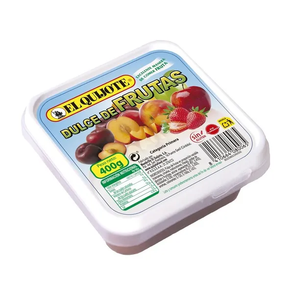 Dulce de frutas EL QUIJOTE fiambrera 400 g