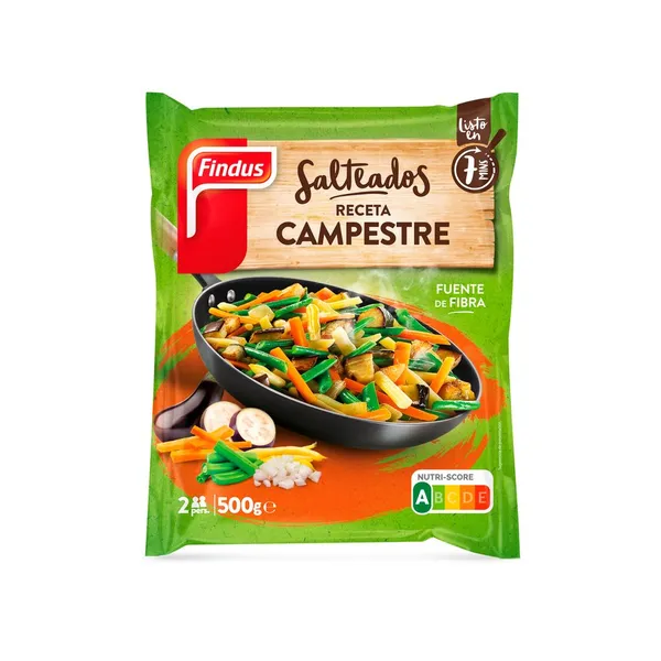 Salteado verduras congelado FINDUS Campestre 500 g