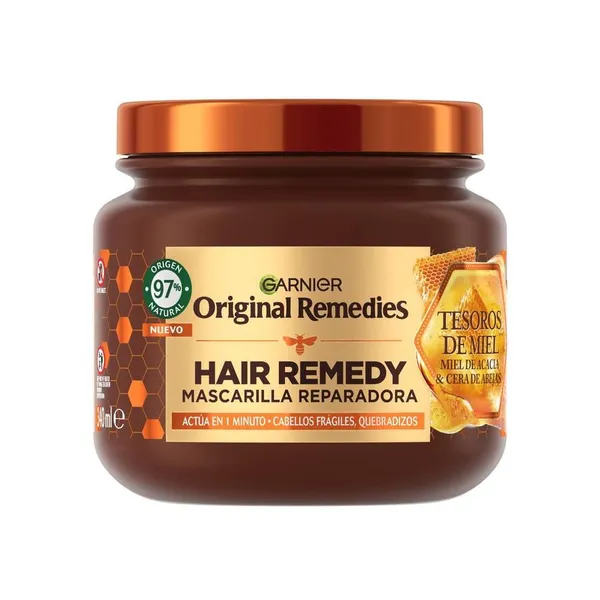 Mascarilla GARNIER ORIGINAL REMEDIES Tesoros de miel 340 ml