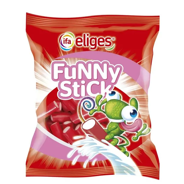 Regaliz fresa relleno nata cortado IFA ELIGES 150 g
