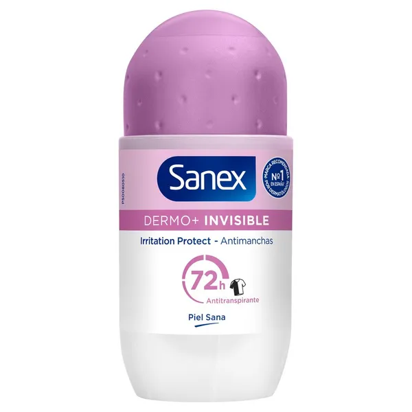 Desodorante SANEX invisible roll-on 50 ml