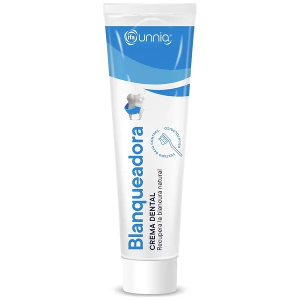 Crema dental blanqueadora IFA UNNIA tubo 100 ml