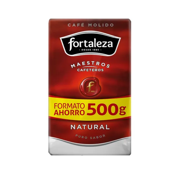 Café molido natural FORTALEZA paquete 500 g
