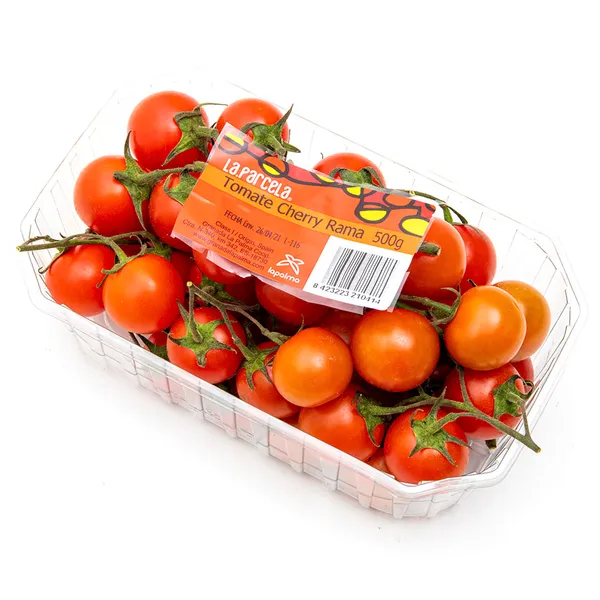 Tomate Cherry rama categoría 1ª calibre 25/35mm bandeja 500 g