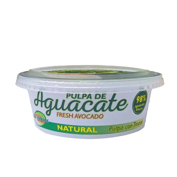 Pulpa de aguacate LOS CURSOS tarrina 125 g