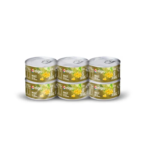 Maíz dulce en grano IFA ELIGES 6X70 g pne.