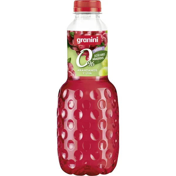 Bebida refrescante arándanos-uva GRANINI Antiox sin azúcares añadidos pet 1 l