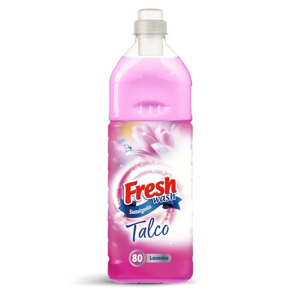 Suavizante concentrado FRESH WASH talco 80 lavados 2 l