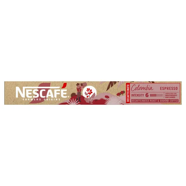 Café cápsulas NESCAFÉ Colombia descafeinado 10 unidades