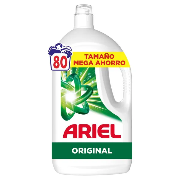 Detergente líquido ARIEL Original 80 lavados