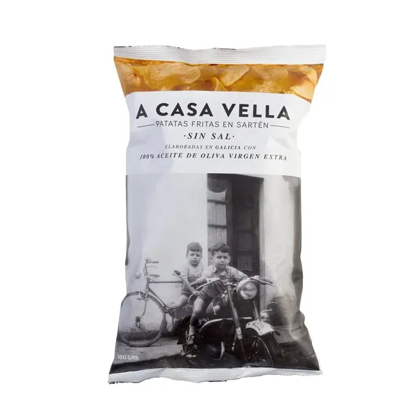 Patatas fritas sartén A CASA VELLA sin sal 150 g
