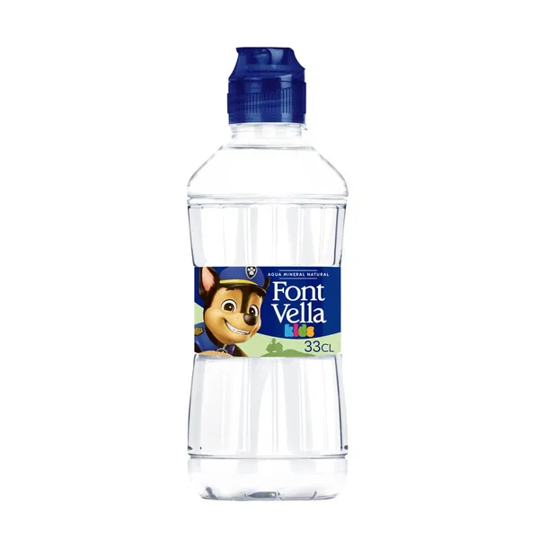 Agua sin gas FONT VELLA pet tapón sport 33 cl