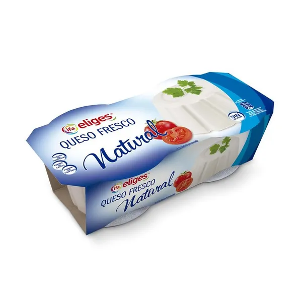 Queso fresco natural IFA ELIGES 2X250 g