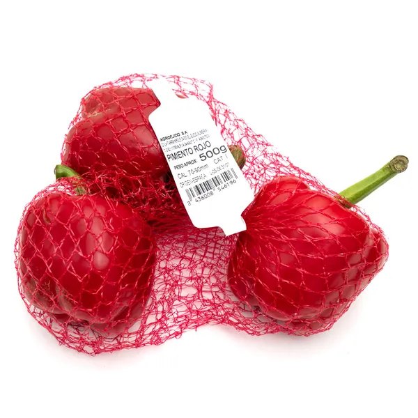 Pimiento rojo calibre (70/90) malla 500 g