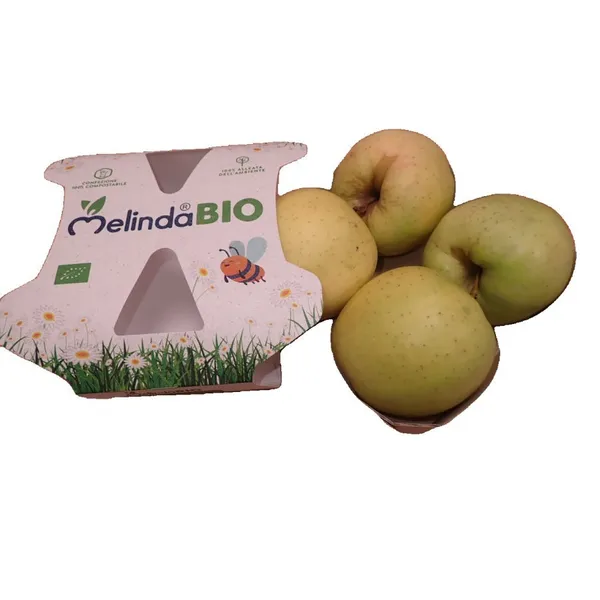Manzana Golden ecológica categoría 1ª calibre 75/80mm bandeja 750 g