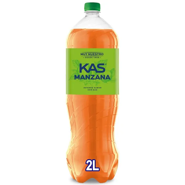 Refresco manzana KAS botella 2 l