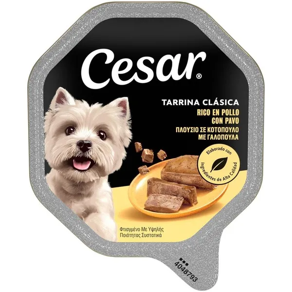 Alimento perro CESAR paté de pollo tarrina 150 g