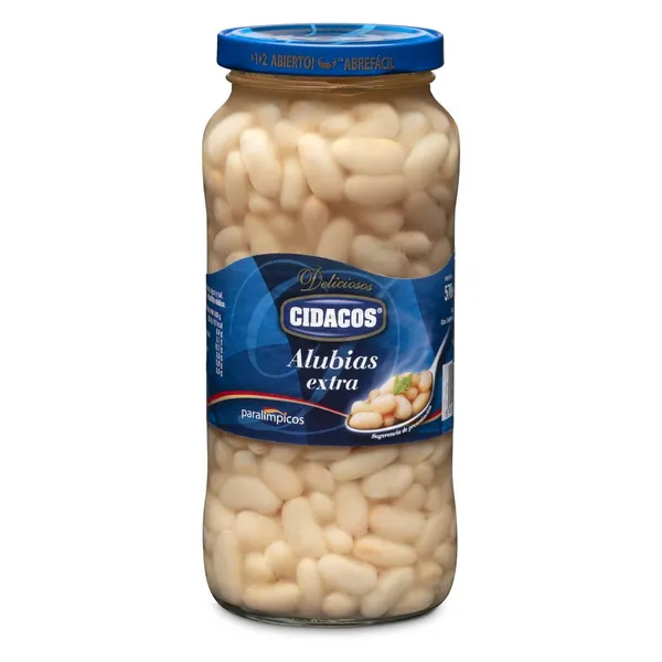 Alubias cocidas CIDACOS tarro 400 g pne.