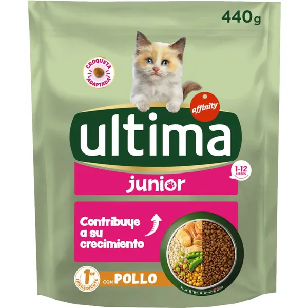 Alimento gato ULTIMA junior pollo 440 g
