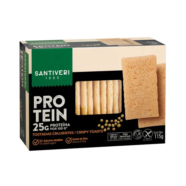 Tostadas crujientes SANTIVERI Protein 110 g