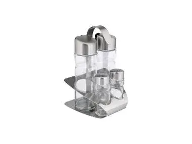 ERNESTO® Set de pulverizadores de vinagre y aceite/ Set de condimentos/ Quesera (Set de condimentos)