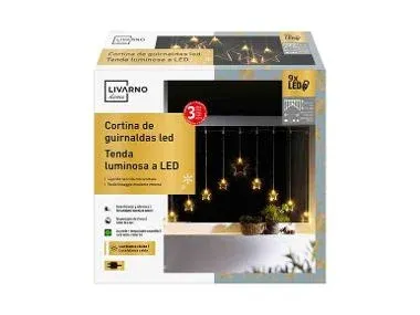 LIVARNO home Guirnalda de luces LED (Estrella blanca cálida)