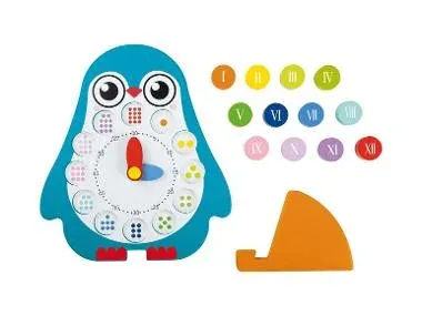 PLAYTIVE Juego de aprendizaje de madera (reloj rompecabezas)