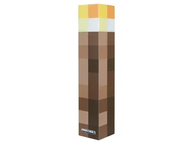 Lámpara de mesa Minecraft con soporte de pared