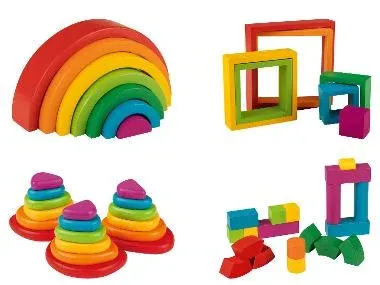 PLAYTIVE Arcoíris de madera