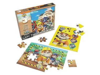 SPINMASTER Puzle de madera Paw Patrol / Gabby's Dollhouse / Rubble (Rubble)