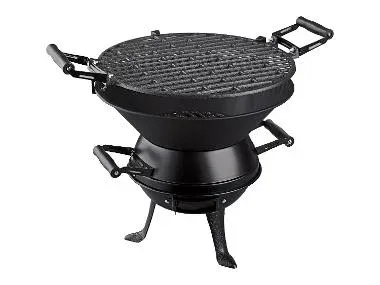 GRILLMEISTER Barbacoa de hierro fundido